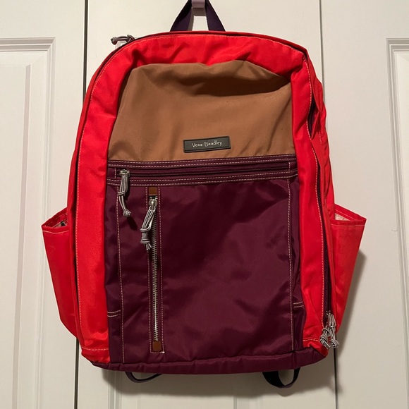 Vera Bradley Handbags - Vera Bradley Hot Lava Lighten Up Grand Backpack